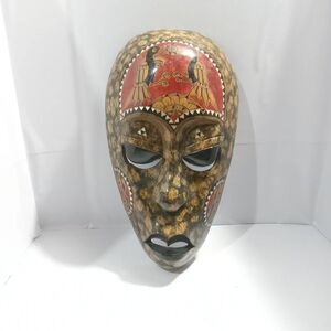 Handmade Indonesian Painted Tribal Mask